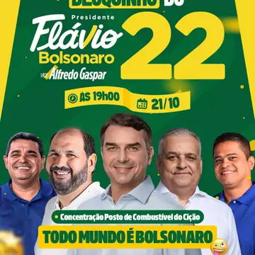 Publicação de Correia sobre Flávio Bolsonaro em 15/10/2026