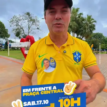 Publicação de Marcos Calderan sobre Flávio Bolsonaro em 15/10/2026