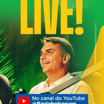 Publicação de Rodrigo Medeiros sobre Flávio Bolsonaro em 15/10/2026