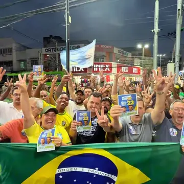 Publicação de Netinho Reis sobre Flávio Bolsonaro em 15/10/2026