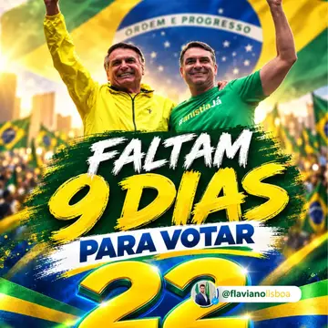 Publicação de Flaviano sobre Flávio Bolsonaro em 16/10/2026