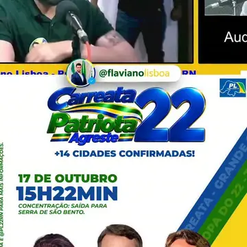 Publicação de Flaviano sobre Flávio Bolsonaro em 16/10/2026