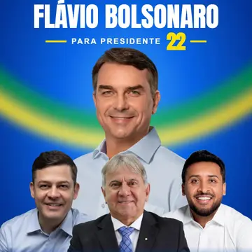 Publicação de Edson Palotta sobre Flávio Bolsonaro em 16/10/2026