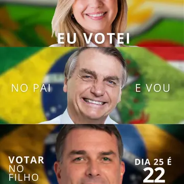 Publicação de Juliana Maciel sobre Flávio Bolsonaro em 16/10/2026