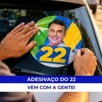 Publicação de Airton Souza sobre Flávio Bolsonaro em 16/10/2026