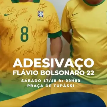 Publicação de Cal sobre Flávio Bolsonaro em 16/10/2026