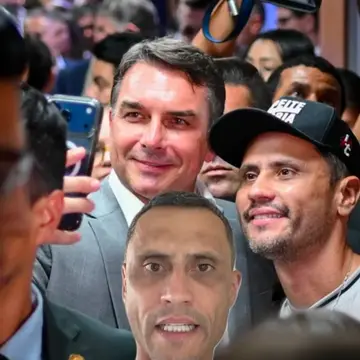 Publicação de Gleidson Azevedo sobre Flávio Bolsonaro em 16/10/2026