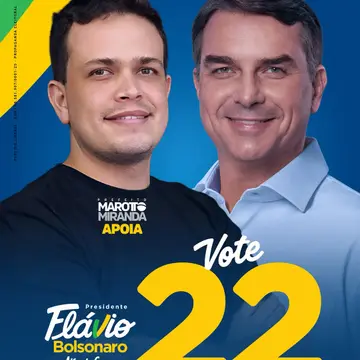 Publicação de Marotto sobre Flávio Bolsonaro em 16/10/2026