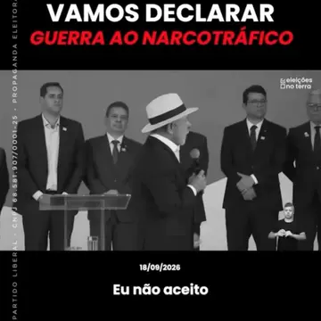 Publicação de Juliana Maciel sobre Flávio Bolsonaro em 16/10/2026
