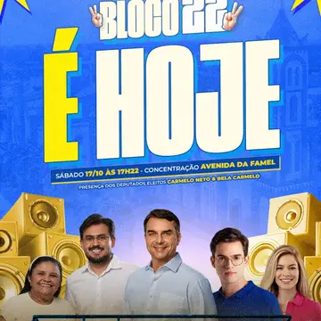 Publicação de Edilson das Casas sobre Flávio Bolsonaro em 17/10/2026