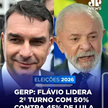Publicação de Gilvandro Estrela sobre Flávio Bolsonaro em 17/10/2026