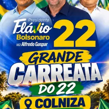 Publicação de Miltinho sobre Flávio Bolsonaro em 17/10/2026