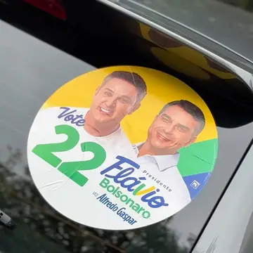 Publicação de Kittel sobre Flávio Bolsonaro em 17/10/2026