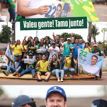 Publicação de André sobre Flávio Bolsonaro em 17/10/2026
