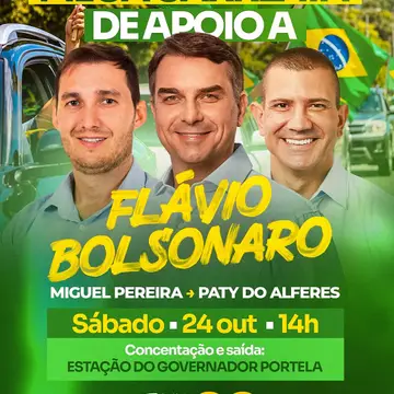 Publicação de Dr Julinho Juju sobre Flávio Bolsonaro em 17/10/2026
