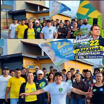 Publicação de Inho sobre Flávio Bolsonaro em 17/10/2026
