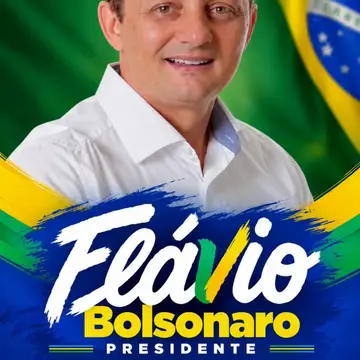 Publicação de Pedro Coelho sobre Flávio Bolsonaro em 17/10/2026