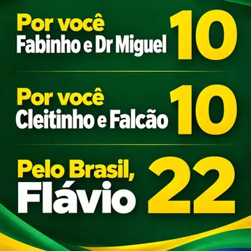 Publicação de Fabinho Antonucci sobre Flávio Bolsonaro em 18/10/2026