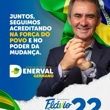 Publicação de Denerval sobre Flávio Bolsonaro em 18/10/2026