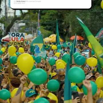 Publicação de Anderson sobre Flávio Bolsonaro em 18/10/2026