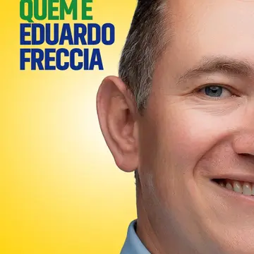 Publicação de Eduardo Freccia sobre Flávio Bolsonaro em 19/10/2026