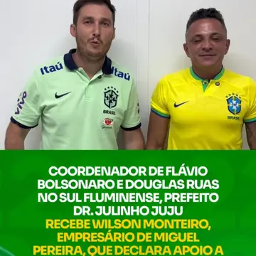 Publicação de Dr Julinho Juju sobre Flávio Bolsonaro em 19/10/2026