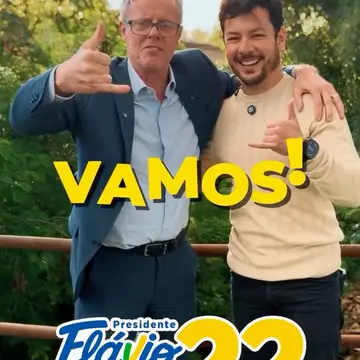 Publicação de Kiko Hoff sobre Flávio Bolsonaro em 19/10/2026