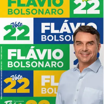 Publicação de Professor Weliton sobre Flávio Bolsonaro em 19/10/2026