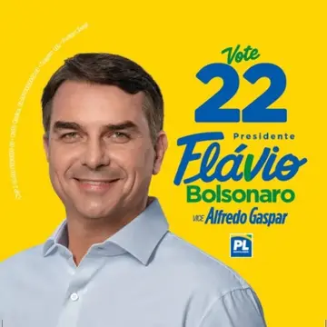 Publicação de Professor Weliton sobre Flávio Bolsonaro em 20/10/2026