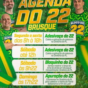 Publicação de Andre Vechi sobre Flávio Bolsonaro em 20/10/2026