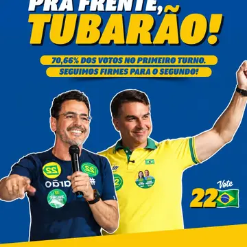 Publicação de Soratto sobre Flávio Bolsonaro em 20/10/2026