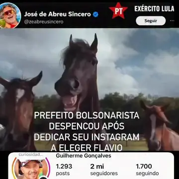 Publicação de Guilherme Gonçalves sobre Flávio Bolsonaro em 20/10/2026