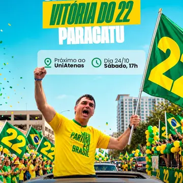 Publicação de Igor Santos sobre Flávio Bolsonaro em 20/10/2026