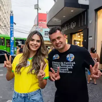 Publicação de Netinho Reis sobre Flávio Bolsonaro em 15/10/2026