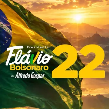 Publicação de Henrique Ezoe sobre Flávio Bolsonaro em 11/10/2026