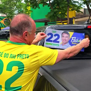 Publicação de Coronel Fabio Candido sobre Flávio Bolsonaro em 11/10/2026