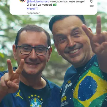 Publicação de Anderson sobre Flávio Bolsonaro em 19/10/2026